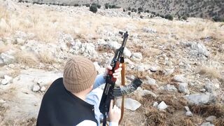Dara Adam khel mountain shooting test firing