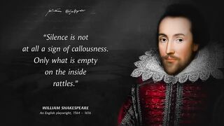 William Shakespeare's Quotes which are better Known in Youth to Not to Regret in Old Age