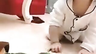 Baby flaing
