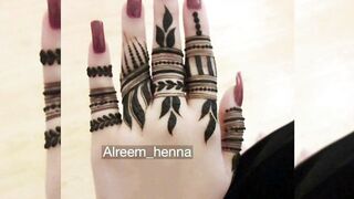 New fingers mehndi designs