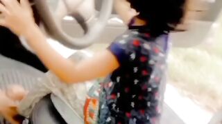 cute little driver the world most little driver , driver the car