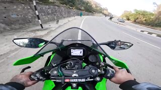 Moto vlog bike full speed kawasaki z x10 r