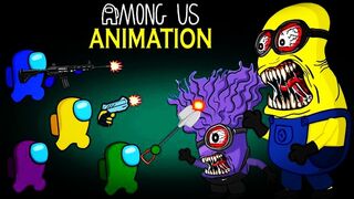 AMONG US ANIMATION - Among Us Vs Minion Monster
