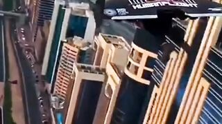 Human drone testing in Dubai