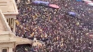 Sirlanka me hokamat ke khilaf  awam ka ihtejaj