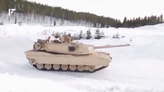 Хвалёный танк ВС США Abrams оказался непригодным для использования в зимнее время