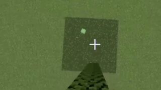 This is what shear MLG look like in Minecraft