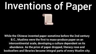 Top Inventions of Muslim