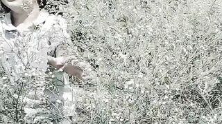 Eman Jan enjoying weather