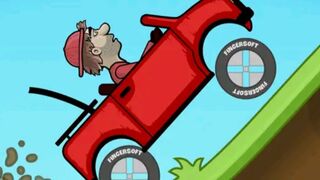 Hill climb racing gameplay