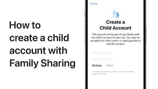How to create a child account with Family Sharing on iPhone or iPad | Apple Support
