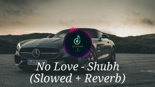 No Love Slowed Reverb | Shubh
