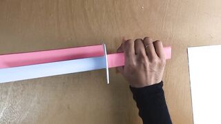 How To Make a Paper Sword | Easy Paper Craft