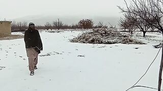 Snow fall in balochistan