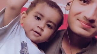 With Cute Nephew baby