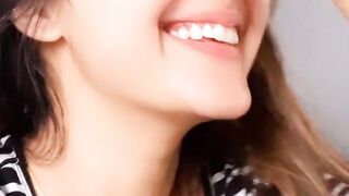 Girl talking abut herself