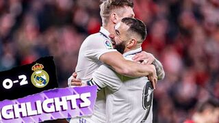 Resume de Athletic Club vs Real Madrid (0-2)