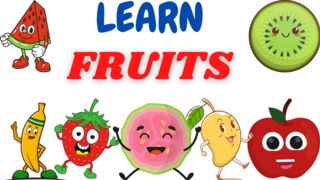 Fruits Names with Pictures, Spellings | 30 Fruit Names for Kids, Children, Toddlers