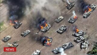 German DM1399 AT2 anti-tank mine destroys 120 Russian tanks in Kherson Region