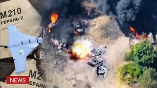 Horrible Attack!! Ukrainian Troops Shoot Down Iranian Kamikaze Drone
