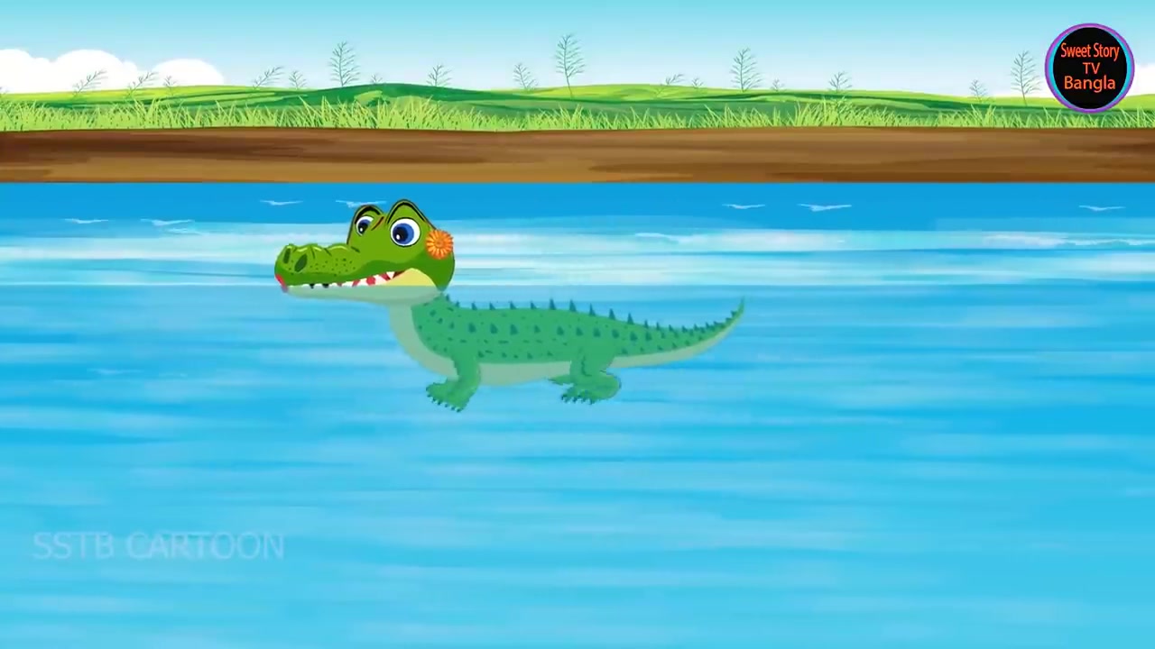 Bangla cartoons- claver fox and inocent crocodile