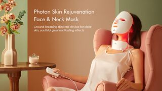 Make Your Face Beautiful By LED Light Therapy Face  Mask