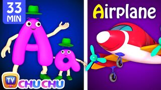 Kids A B C song phonics song two word a for apple plese Ada   me