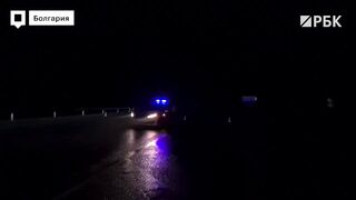 Автобус с туристами сгорел на трассе в Болгарии. Погибли более 40 человек