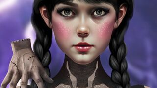 Wensday Adams animation makeover
