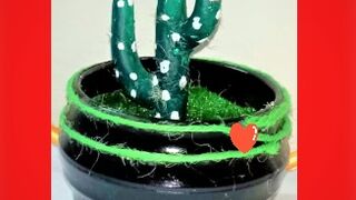 DIY mini cactus