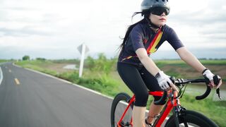 Girl's Bike Adventure: Exploring the Streets with Confidence and Style