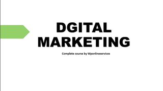 Digital marketing Lecture no 1