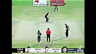 Naseem shh wickets against newzealad