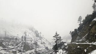 Snowfall in kalam .