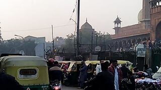 JAMA Masjid Old Delhi #crowd Old Delhi crowd