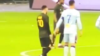 Messi And Ronaldo Last hug!