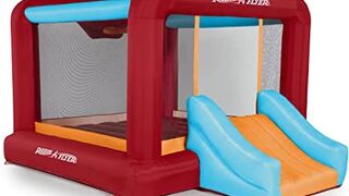 Radio Flyer XL Backyard Bouncer, Inflatable Bounce House with Slide for Kids, Including Stakes and Storage Bag, Ages 3-8 Years