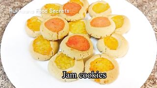 Jam Cookies By Rukhsana Food Secrets | Strawberry Cookies | Jam Cookies Recipe Easy|