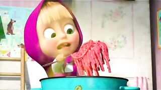 Masha And Bear Funny Cartoon
