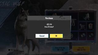 Arctic Wolf In Pubg on First Spin So lucky