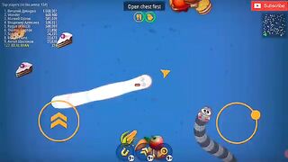 Worms Zne io Rank 1 Biggest Snake Game Earthworms #333 | The Wormszone, Rắn Săn Mồi Game Play