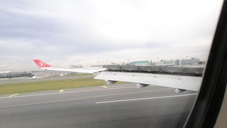 Turkish Airlines Airbus A330-300 Landing at Istanbul Airport Ist