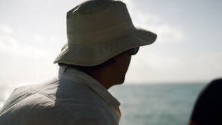 Tourist on a boat