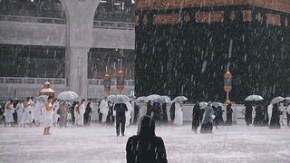 RAIN IN MAKKAH ???? مکہ مکرمہ میں بارش