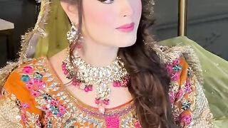 Mehandi bride makeup