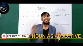 Noun as Adjective.#noun#adjective