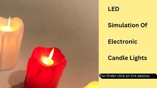 LED Simulation Of Electronic Candle Lights