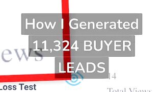 How I Generated 11,324 BUYER LEADS POSTING A LAME 30-SEC QUIZ | How to make money online 2023...
