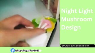 Night Light Mushroom Design