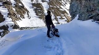 Wonderful place snowfall skardu